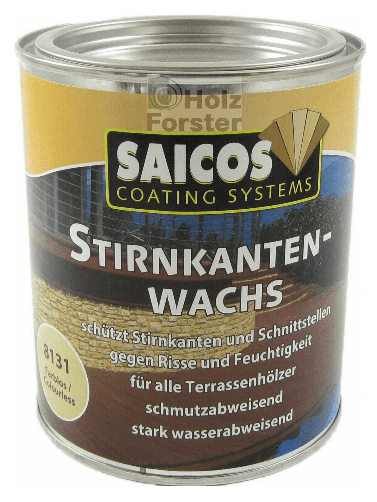 SAICOS Stirnkantenwachs farblos